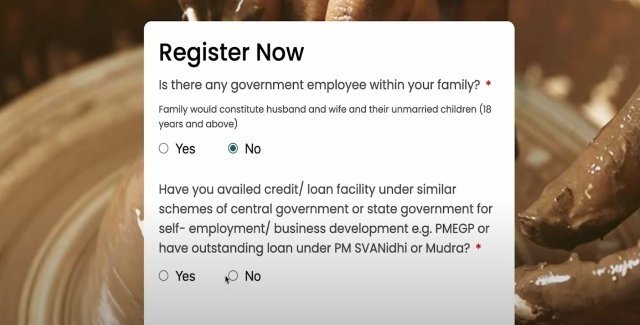 Vishwakarma Yojana Registration