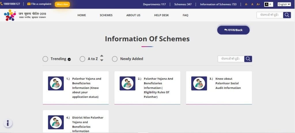 Information Of Scheme 