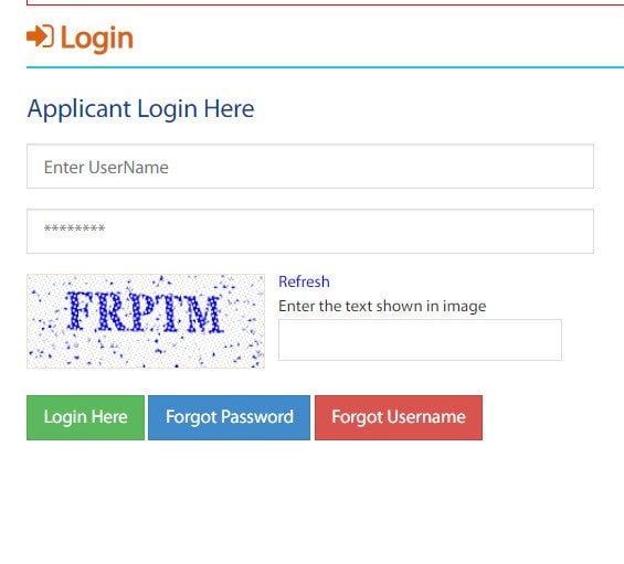 Login Form 