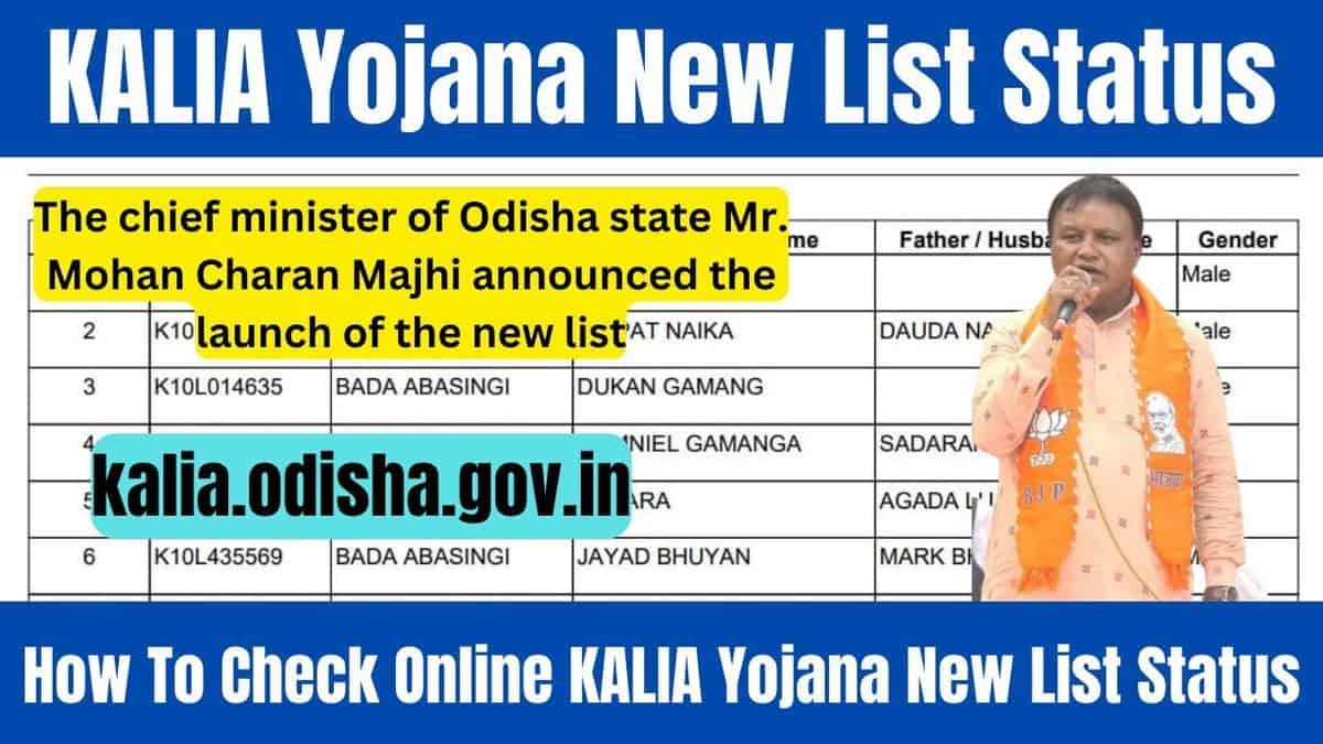 KALIA Yojana New List Status