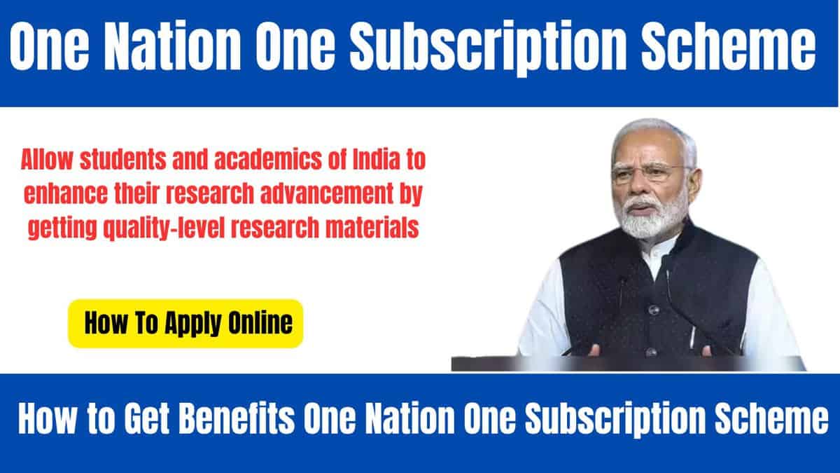 One Nation One Subscription Scheme