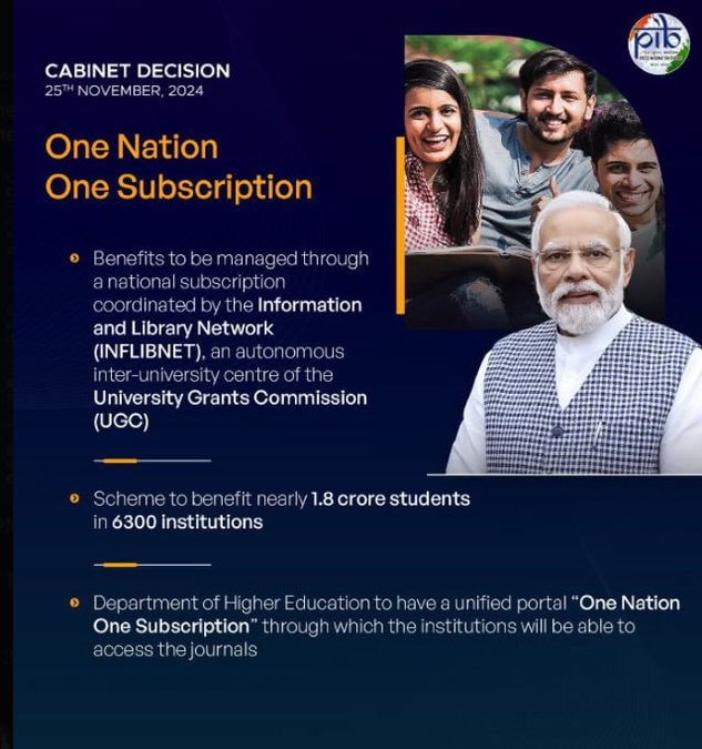 One Nation One Subscription Scheme