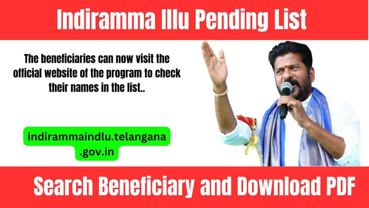 Indiramma Illu Pending List