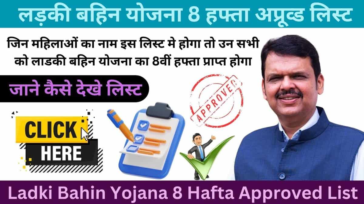 Ladki Bahin Yojana 8 Hafta Approved List