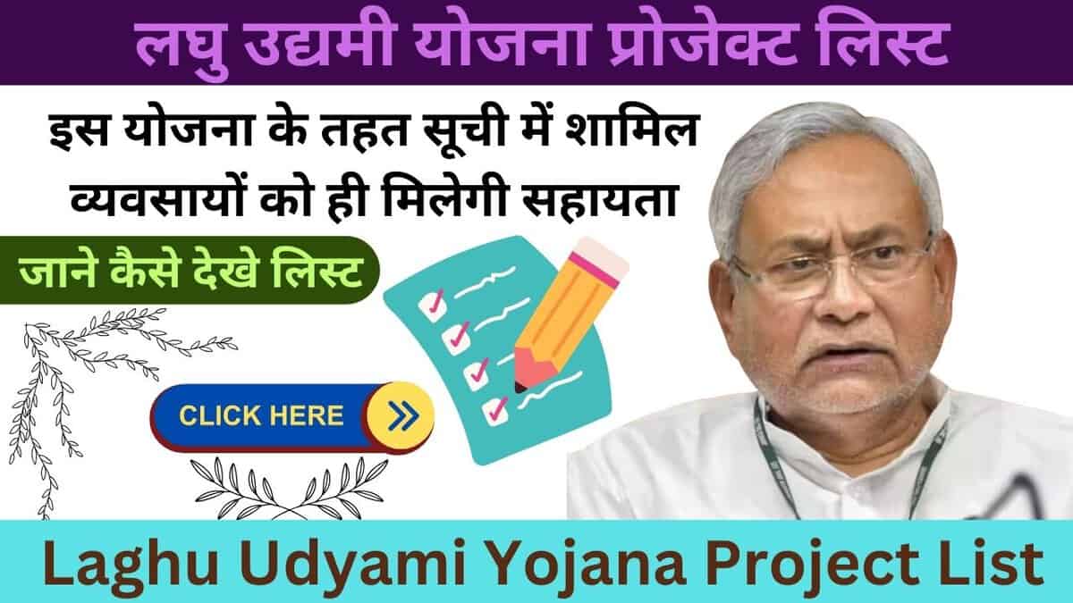 Laghu Udyami Yojana Project List