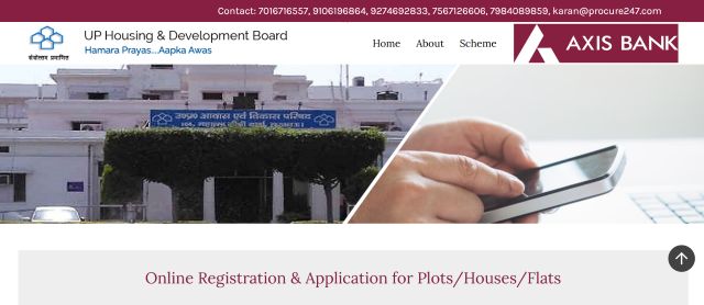 Avadh Vihar Yojana Lucknow website